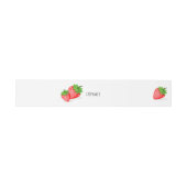 Bandeau De Faire-part Patch fraise (Plat)