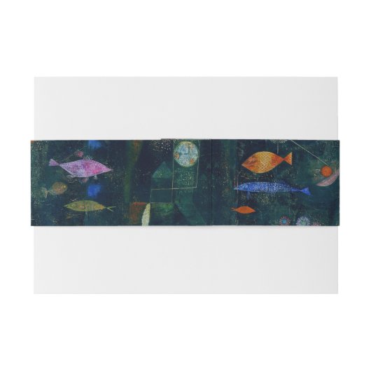 Bandeau De Faire-part Paul Klee Fish Magic Peinture Abstraite Art graphi (Dos exemple)