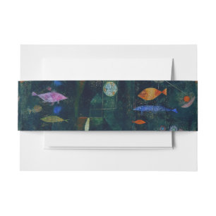 Bandeau De Faire-part Paul Klee Fish Magic Peinture Abstraite Art graphi