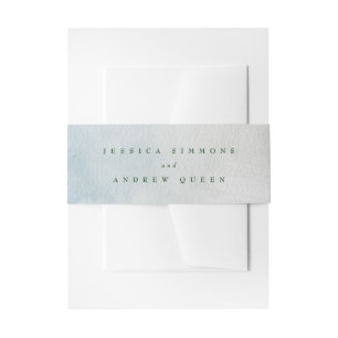 Bandeau De Faire-part Paysage de paysage à l'aquarelle de mariage élégan