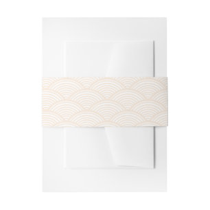 Bandeau De Faire-part Peach japon motif faire-part de mariage