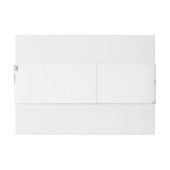 Bandeau De Faire-part Pêcher Floral Classic Mariage officiel (Dos exemple)