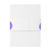 Bandeau De Faire-part Peinture d'orchidée violette violette (Dos Example)