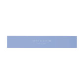 Bandeau De Faire-part Periwinkle Coordinate Wedding (Plat)