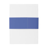 Bandeau De Faire-part Périwinkle violet Faire-part de mariage moderne (Dos Example)