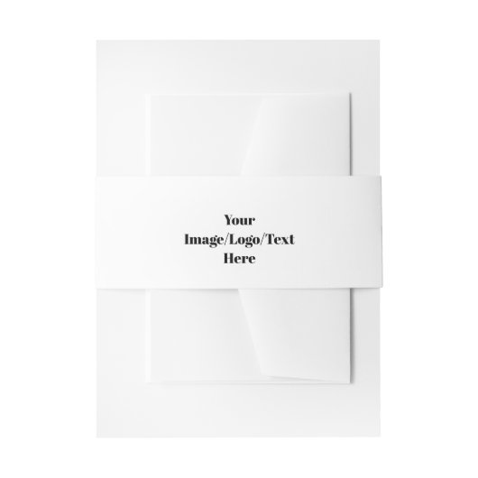 Bandeau De Faire-part Personnaliser ou Customiser (Devant example)