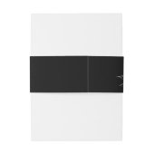 Bandeau De Faire-part Petit couple éffrayant (Dos Example)