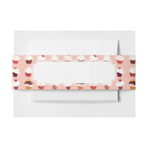 Bandeau De Faire-part Petits gâteaux
