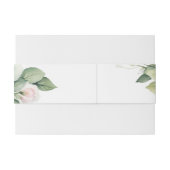 Bandeau De Faire-part Pies roses faire-part de mariage Pommes fleurs (Dos exemple)