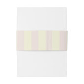 Bandeau De Faire-part Pink and Yellow Vertical Stripes Names and Date (Dos Example)