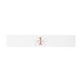 Bandeau De Faire-part Pink & Gold Girls ONE 1er anniversaire (Plat)
