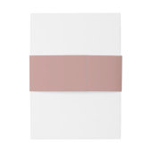 Bandeau De Faire-part Pink Monogram Modern Wedding (Dos Example)