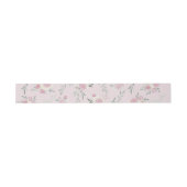 Bandeau De Faire-part Pink Roses Pattern (Plat)