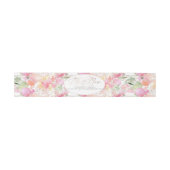 Bandeau De Faire-part PixDezines Aquarelle Blushing Romance Sweetpeas (Plat)