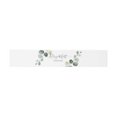 Bandeau De Faire-part PixDezines Aquarelle Rusttique Verdure Eucalyptus (Plat)