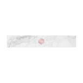 Bandeau De Faire-part PixDezines Faux Rose Gold Sweet Honeycomb+Marble (Plat)