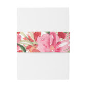 Bandeau De Faire-part PixDezines Floral/Aquarelle/Fleur mai (Dos Example)