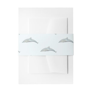 Bandeau De Faire-part Plage de dauphins