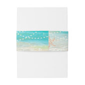 Bandeau De Faire-part Plage de PixDezines/Chadelier/Starfish (Dos Example)