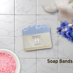 Bandeau De Faire-part Plage / Nautique Mer Morte Sel Clay Soap artisanal