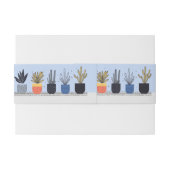 Bandeau De Faire-part Plantes d'intérieur en pot (Dos exemple)