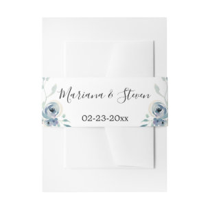 Bandeau De Faire-part Pleine verdure Florale Mariage élégant