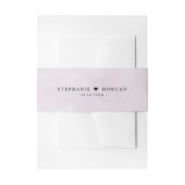 Bandeau De Faire-part Plum violet simple rustique Boho Mariage (Devant example)
