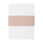 Bandeau De Faire-part Points de Initiales Rose Élégants (Dos Example)