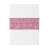 Bandeau De Faire-part Poisson ange rose (Dos Example)