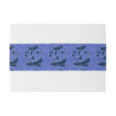 Bandeau De Faire-part Poisson Gras Baignade Océan Bleu Pêche (Dos exemple)