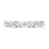Bandeau De Faire-part Posy Rose Faire-part de mariage Suite (Plat)