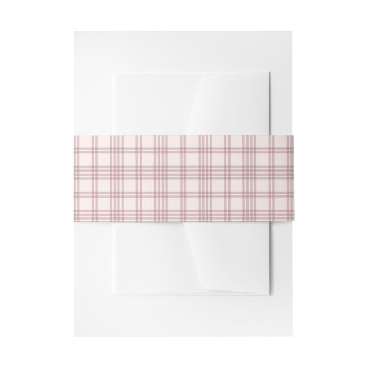 Bandeau De Faire-part Preppy pink gingham country Bridal Shower (Devant example)