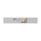 Bandeau De Faire-part Protea - Strelitzia Flower Enveloppe Band (Plat)