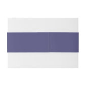 Bandeau De Faire-part Purple Blue Infinity Coeur Invitation Bande de ven (Dos exemple)