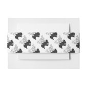 Bandeau De Faire-part Rabbit Silhouette main (Devant Example)