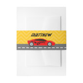 Bandeau De Faire-part Race Car (Devant example)