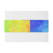 Bandeau De Faire-part Rainbow Icy (Dos exemple)