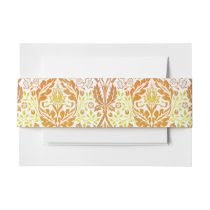 Bandeau De Faire-part Rameau d'or floral artistique de William Morris
