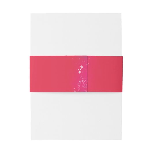 Bandeau De Faire-part Raspberry Wildflower (Dos Example)