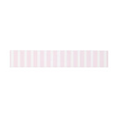 Bandeau De Faire-part Rayé rose clair (Plat)