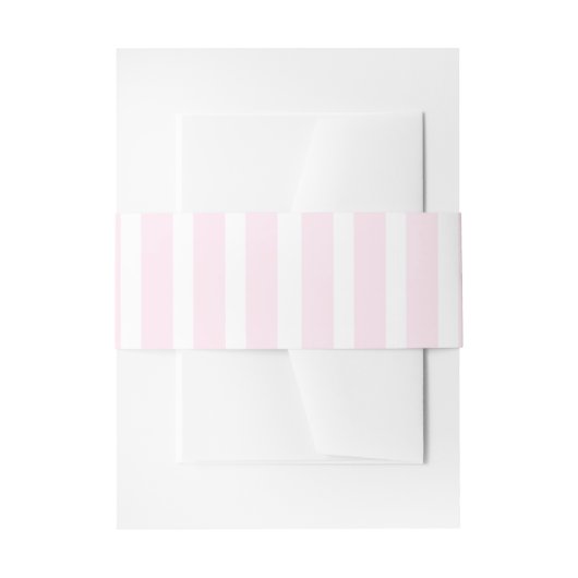 Bandeau De Faire-part Rayé rose clair (Devant example)
