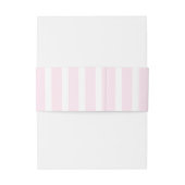 Bandeau De Faire-part Rayé rose clair (Dos Example)
