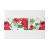 Bandeau De Faire-part Red Rose Belly (Dos exemple)