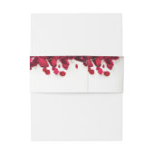 Bandeau De Faire-part Red Roses Mariage personnalisé (Dos Example)