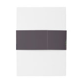 Bandeau De Faire-part Redwoods & Bark, Mariage rustique (Dos Example)