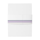 Bandeau De Faire-part Refined Lines Geometric Wedding Violet ID983 (Dos Example)