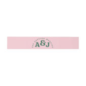 Bandeau De Faire-part Rétro brillant et audacieux (Plat)