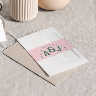 Bandeau De Faire-part Rétro brillant et audacieux