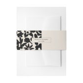 Bandeau De Faire-part Retro Elegant Floral Faire-part de mariage Belly B (Devant example)