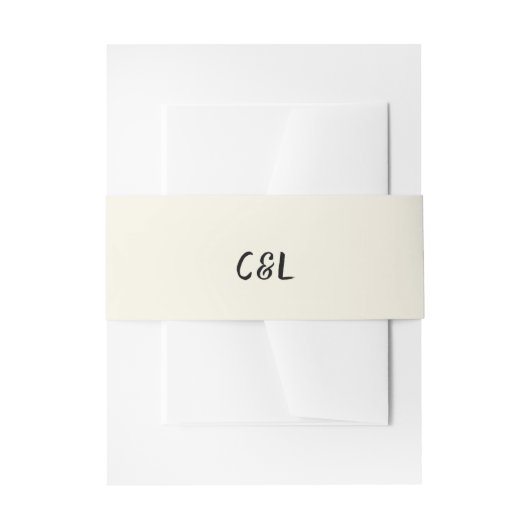 Bandeau De Faire-part Rétro manuscrit Whimsical (Devant example)